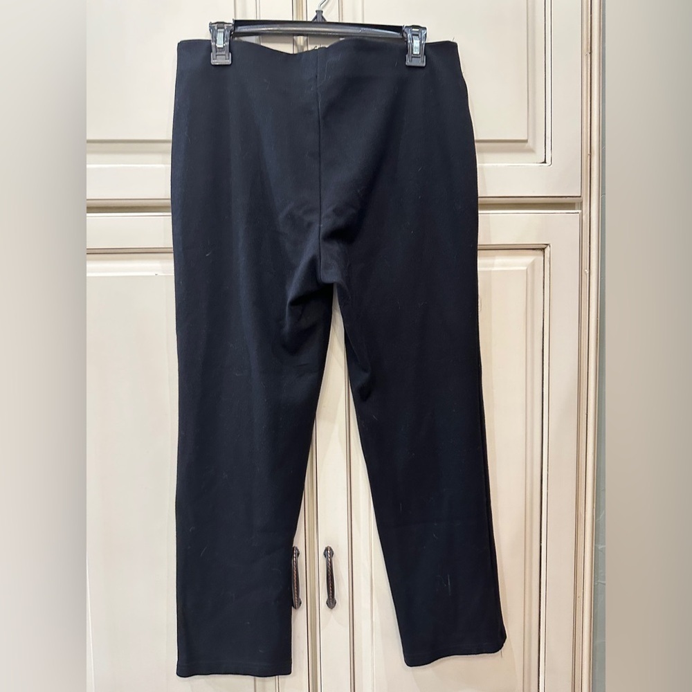 JM Collection Black Straight Leg Pants - Picture 2 of 5